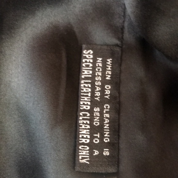 Wilsons genuine leather double breasted jacket - Picture 4 of 4